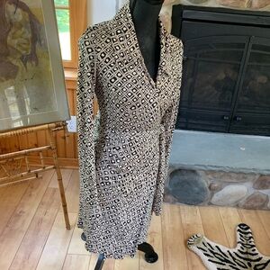 Vintage Diane Von Furstenberg Silk Wrap Dress Size 6